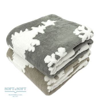 MARILIN Plaid Pile doppiato interno sherpa cm 130x160