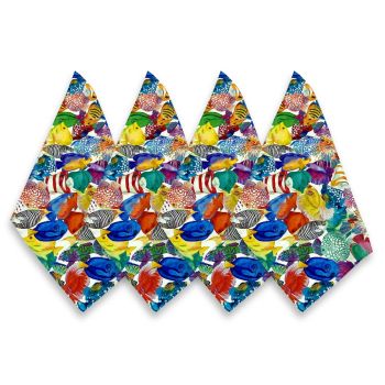 OCEAN set of 4 tea towels 50x70 digital print