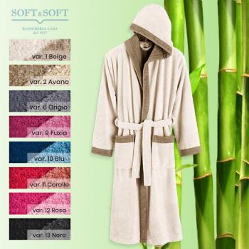PANDA Soft Bathrobe - Housecoat made of Bamboo fibre