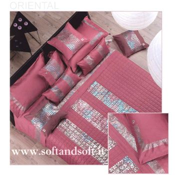 ORIENTAL Sheets Set for double beds Cotton Satin