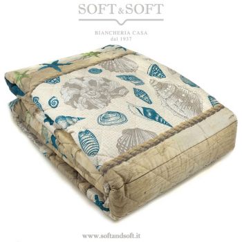 SALEM Quilted Bedcover for single bed Biancaluna