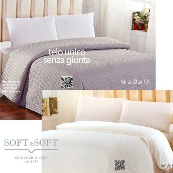 VALENCIA duvet cover quilt two in one single bed NO IRON