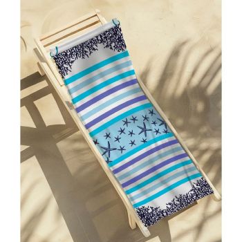 Villasimius Cotton Beach Towel 80x200 with Ties