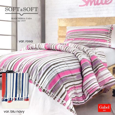 Copripiumino Gabel.Barcode Duvet Cover Set Single Bed Size Pure Cotton By Gabel